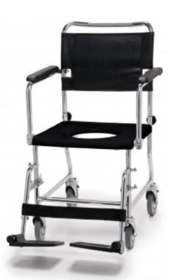 Lumex Versamode Drop Arm Commode Wheelchair