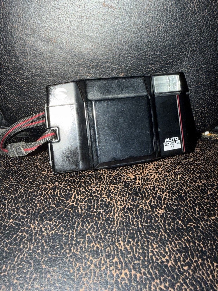Vintage Minolta Camera Talker AF-Sv 35mm 1:2.8 - Flash Working Untested