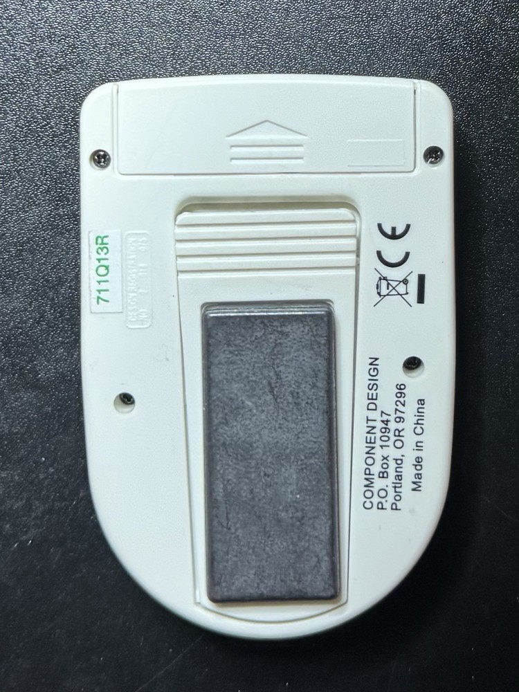 CDN Loud Alarm Digital Kitchen Timer, White, T12