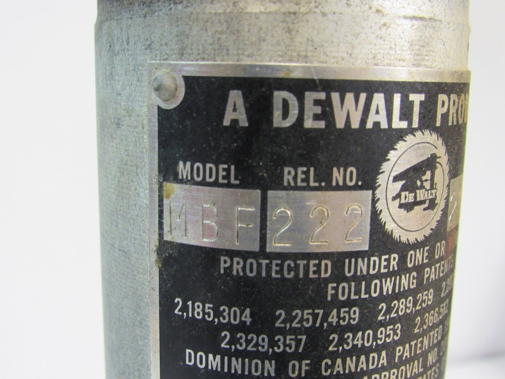 MBF DeWalt RADIAL ARM SAW Post #DW