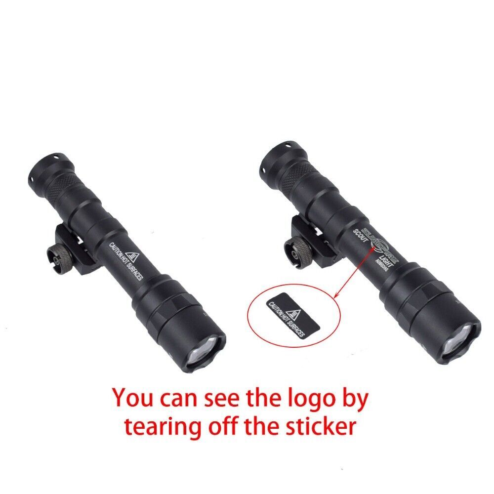 Tactical M600B Scout Light Lanterna Flashlight Hunting Rail Mount Flashlight