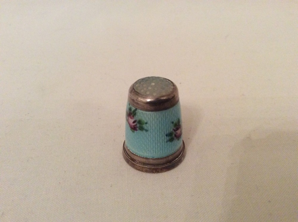Antique c1920 Silver German Gabler Thimble