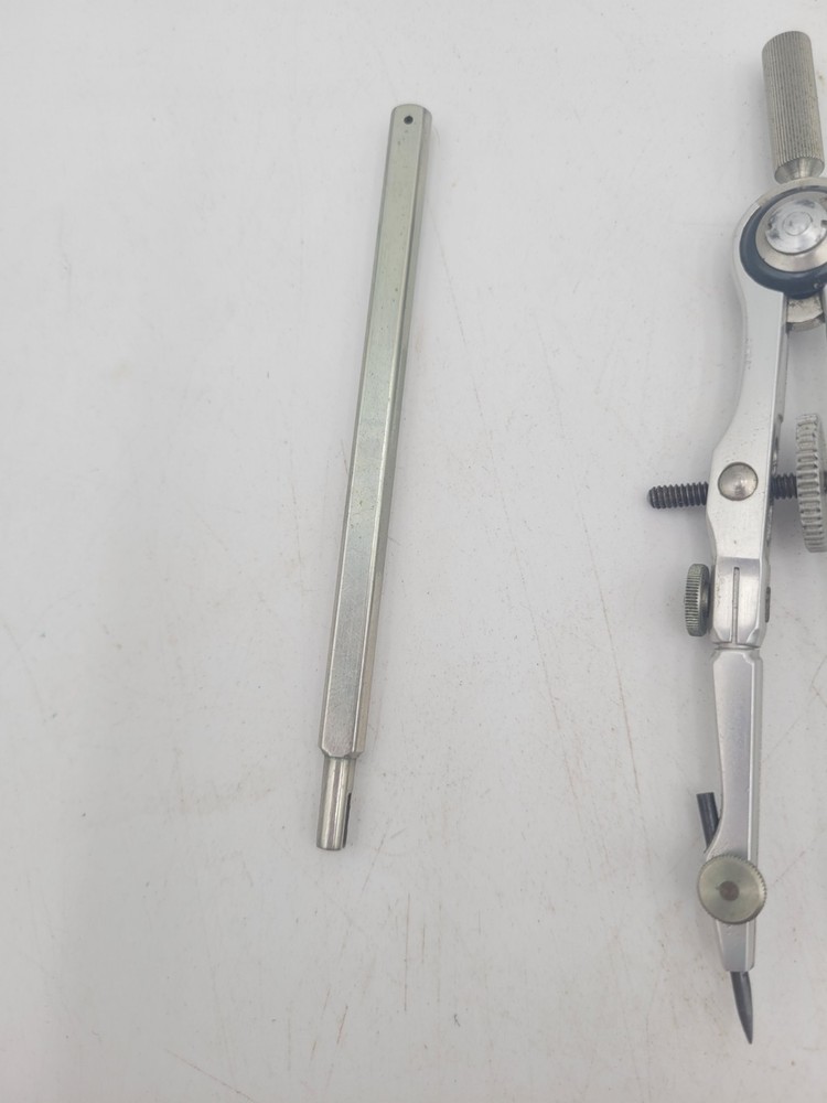Vintage Dietzgen Germany Drafting Compass Set Case Architect Engineering Alliet