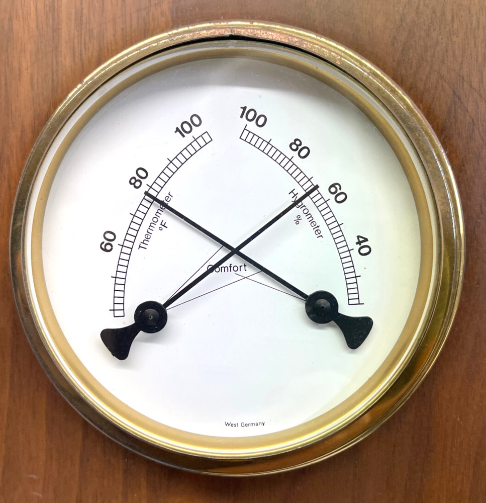 Vintage Jostens Thermometer And Barometer *
