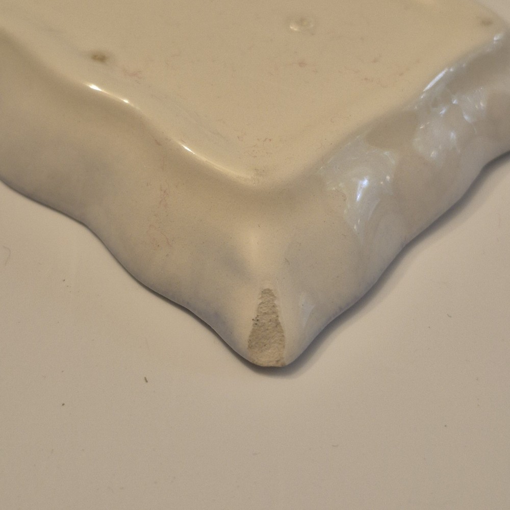 Ceramic Trinket dish "GWDC" Blue White
