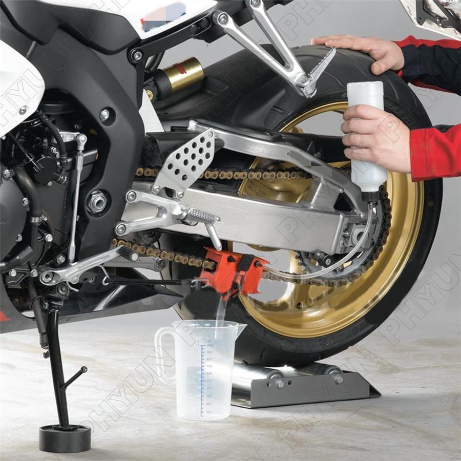 Motorcycle Chain Cleaning Machine Lubricating Accessory Brush Gear Cleaner Tool