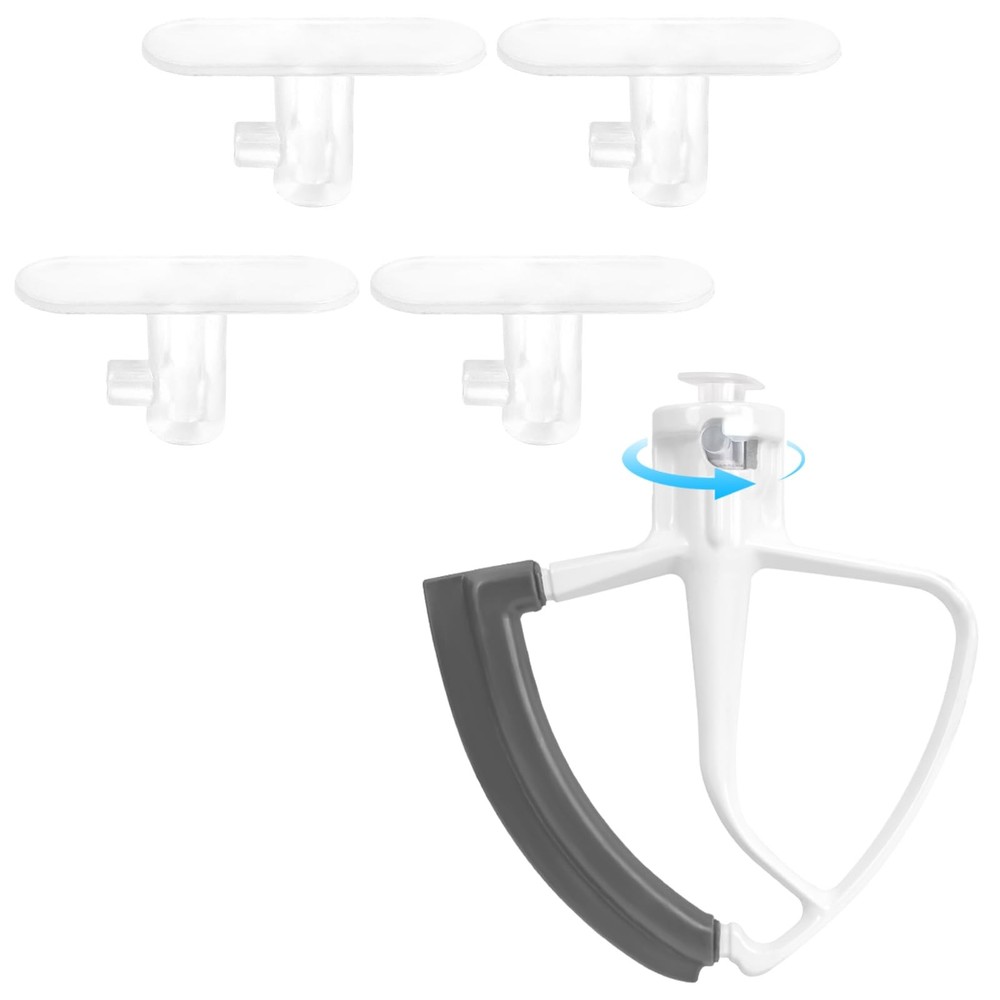 4 Pack Mixer Attachment Holder, Compatible with 4PACK, Transparently