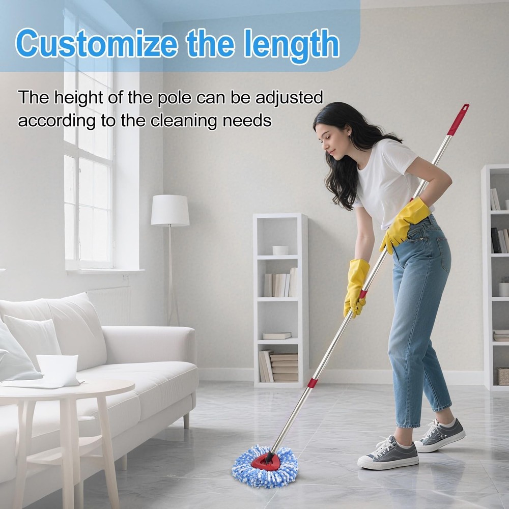 Mop Handle for Ocedar, Mop Handle for O Cedar, Spin Mop Replacement Handle fo...