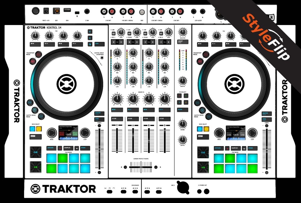 Native Instruments TK S4 MK3  | White | Protective Decal | StyleFlip Skins