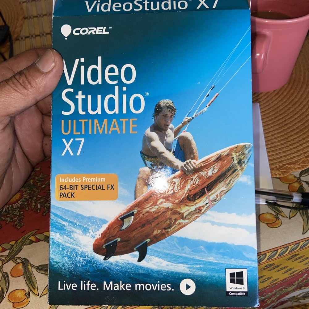 Corel Software IncludingVideo Studio X7 USED