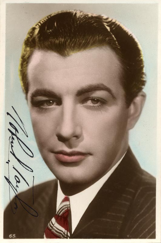 ROBERT TAYLOR - AUTOGRAPHED SIGNED PHOTOGRAPH