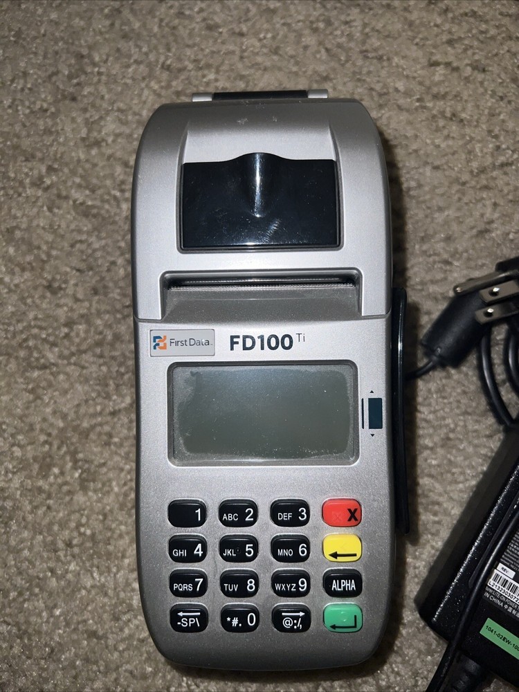 First Data FD100 TI Credit Card Terminal