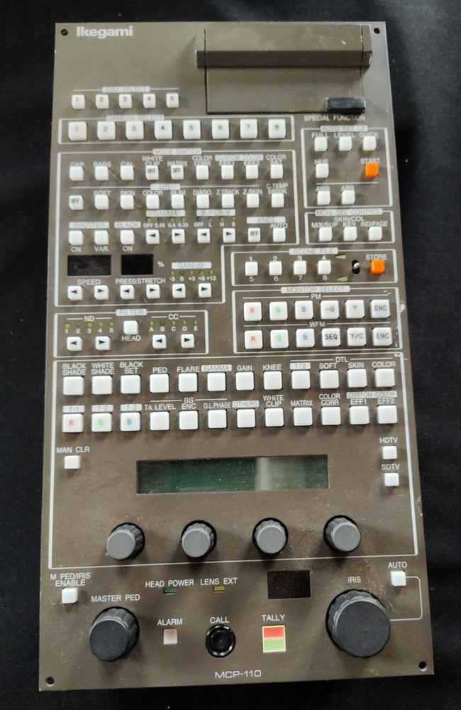 Ikegami MCP-110 Maintenance Control Panel