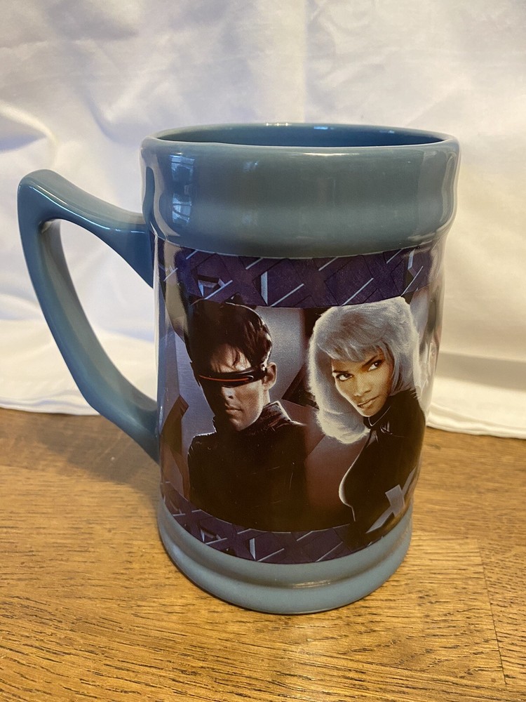 Neca 3D X-Men X2 Movie Stein Mug Marvel  2003 A