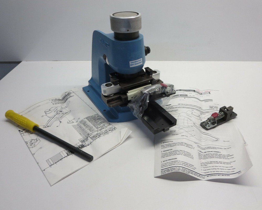 TE CONNECTIVITY 91085-2 TOOL PRESS MANUAL