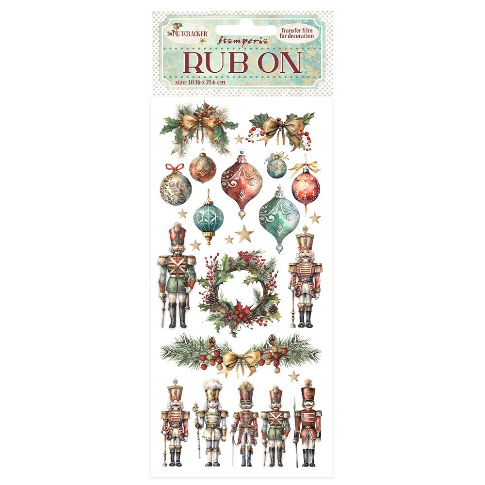 Stamperia - THE NUTCRACKER - SOLDIERS - RUB ON 4" x 8.5"