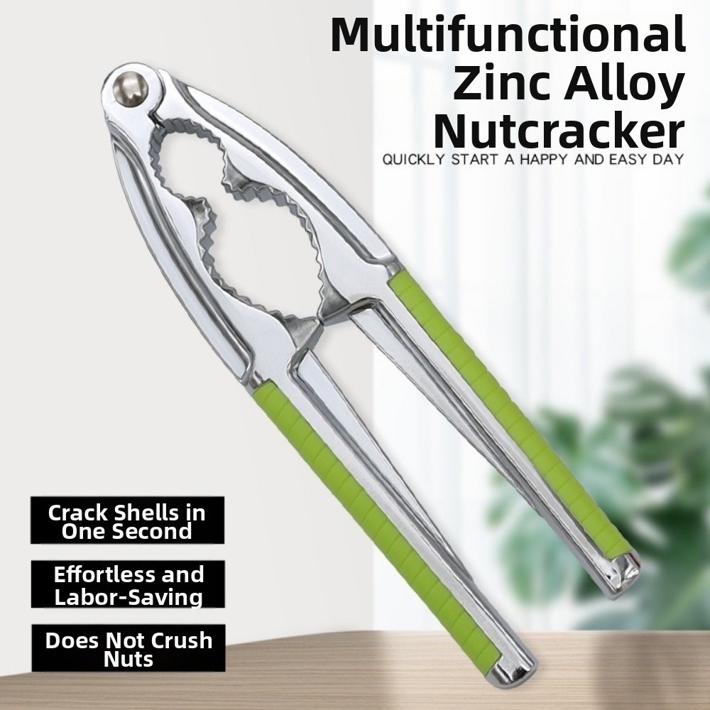 1PC Stainless Steel Nut Cracker Manual Walnut Cracker Nut Sheller Kitchen Tools