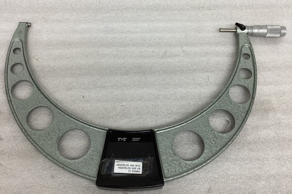 MITUTOYO 11-12" OUTSIDE MICROMETER .0001 ~ 103-226A