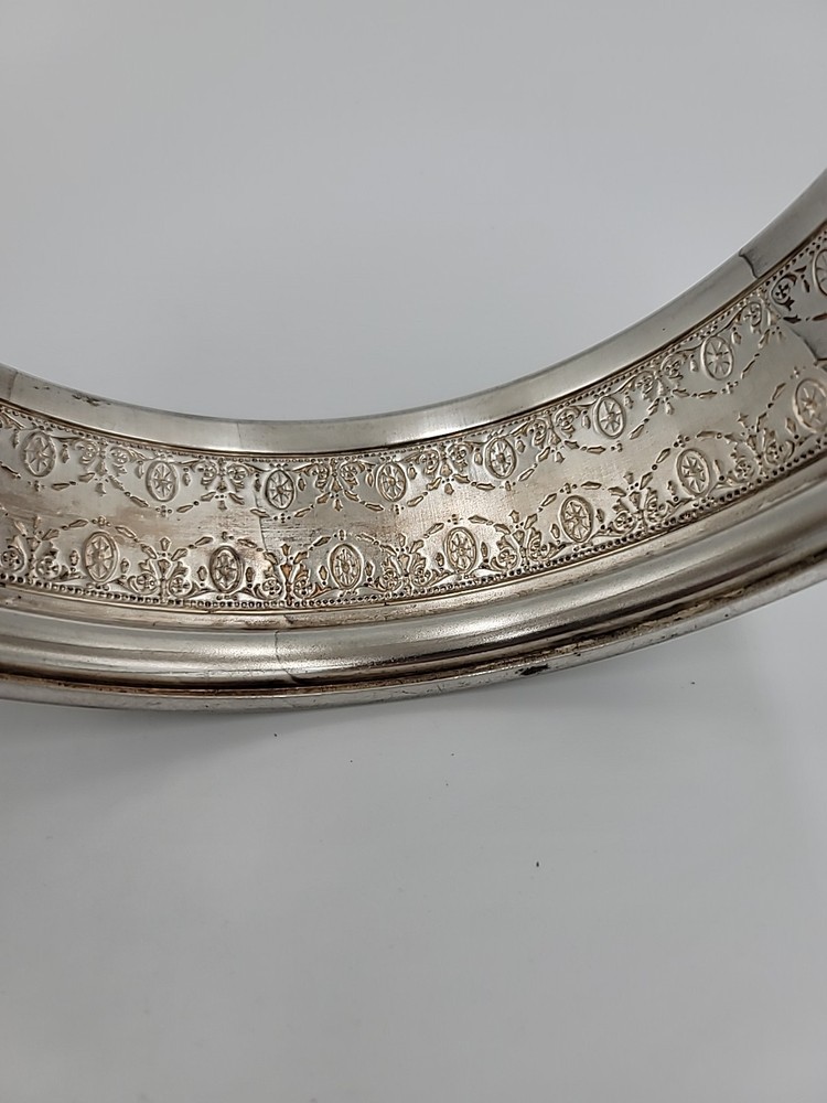 8” Silverplate Wine Coaster Without Bottom