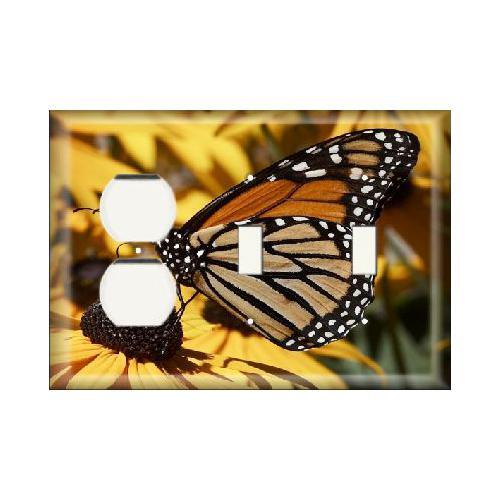 SnazzySwitch Monarch Decorative Light Switch Plate Cover