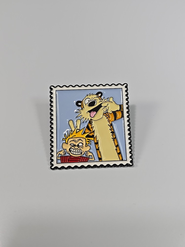 Calvin and Hobbs Lapel Pin Daily Comic Strip *