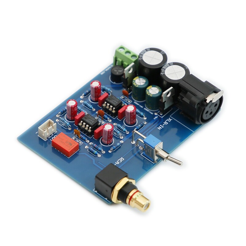 Mono Balanced Unbalanced Input To Balanced Output Board JRC5532
