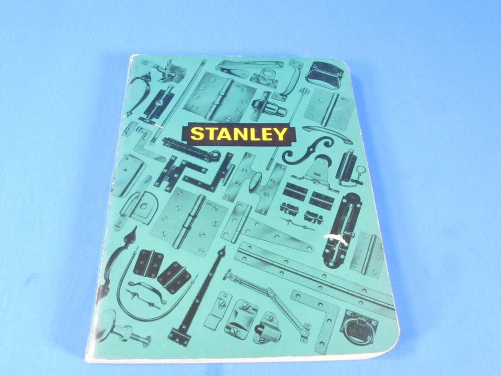 original 1958 Stanley catalog w/ door & gate hinges cabinet pulls hardware more