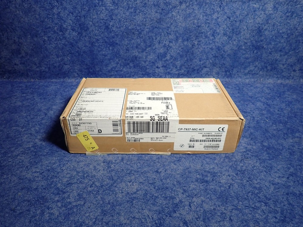 Cisco CP-7937-MIC-KIT Desktop IP Microphone Kit for Conferencing (G107)