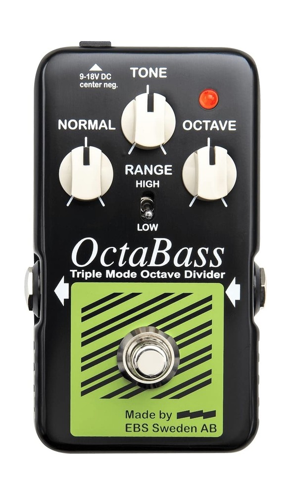 EBS OctaBass Blue Label Triple Mode Octave Divider Pedal