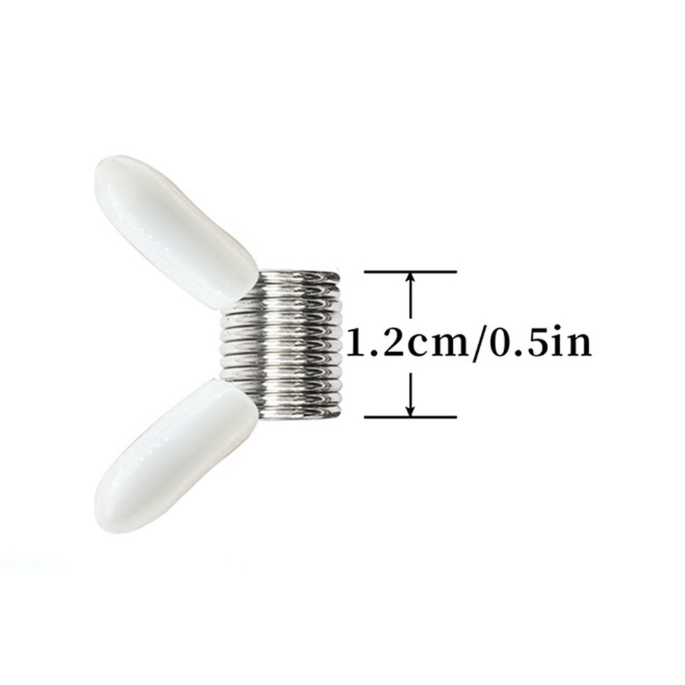 2x Bead Stoppers Spring Clip Bead Line End Craft DIY Stringing Beads Bead