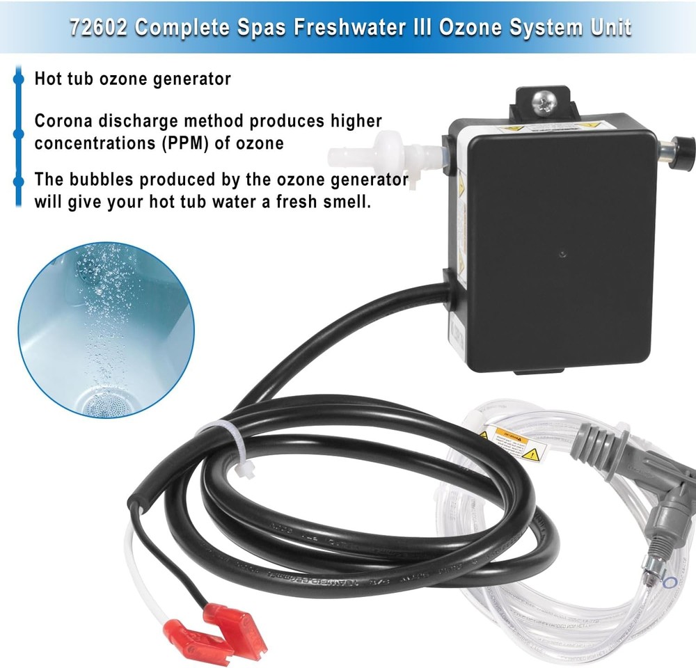 72602 Replacement for Hot Spring Spas Freshwater III Ozone System Complete KIT