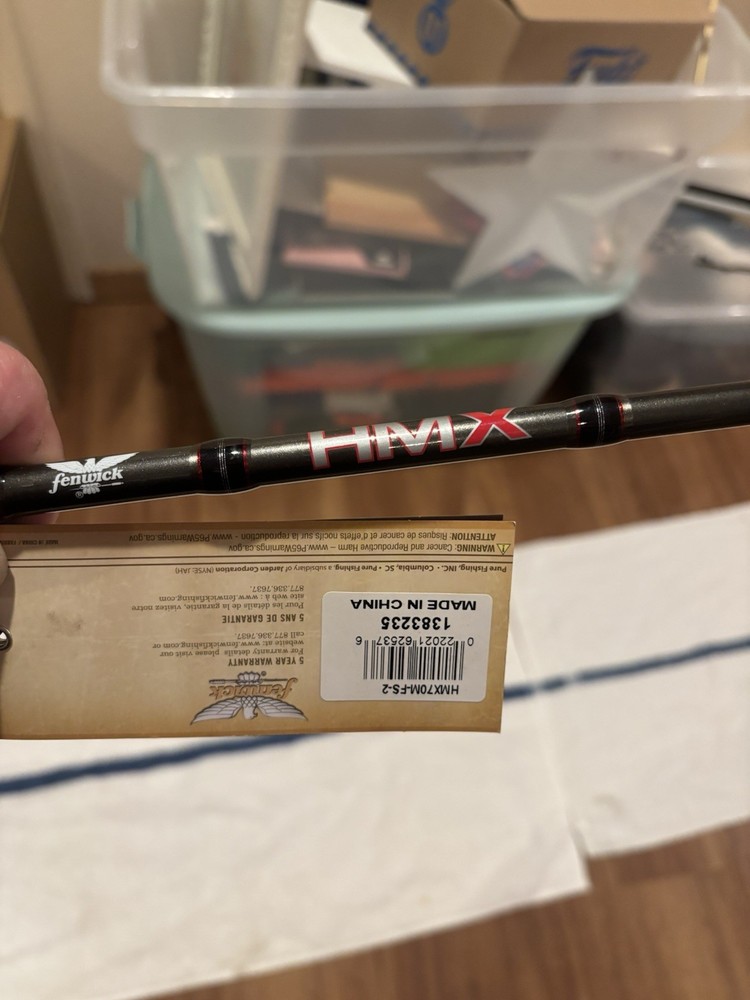 Fenwick HMX 7ft Spinning Rod HMX70M-FS-2 Never Used