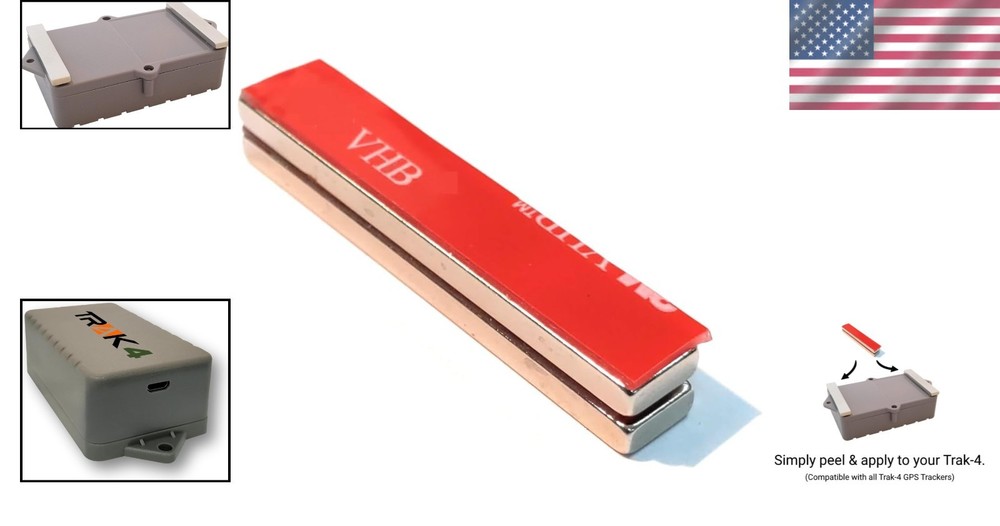 Compact Magnet Mount Kit for GPS Trackers - Effortless Installation Included