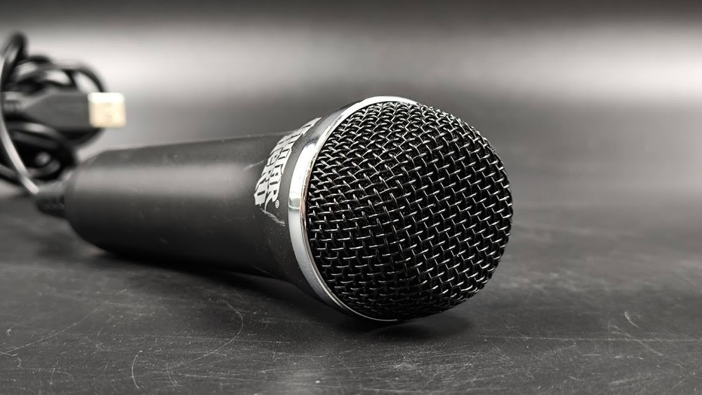 Guitar Hero Microphone Used Working Black