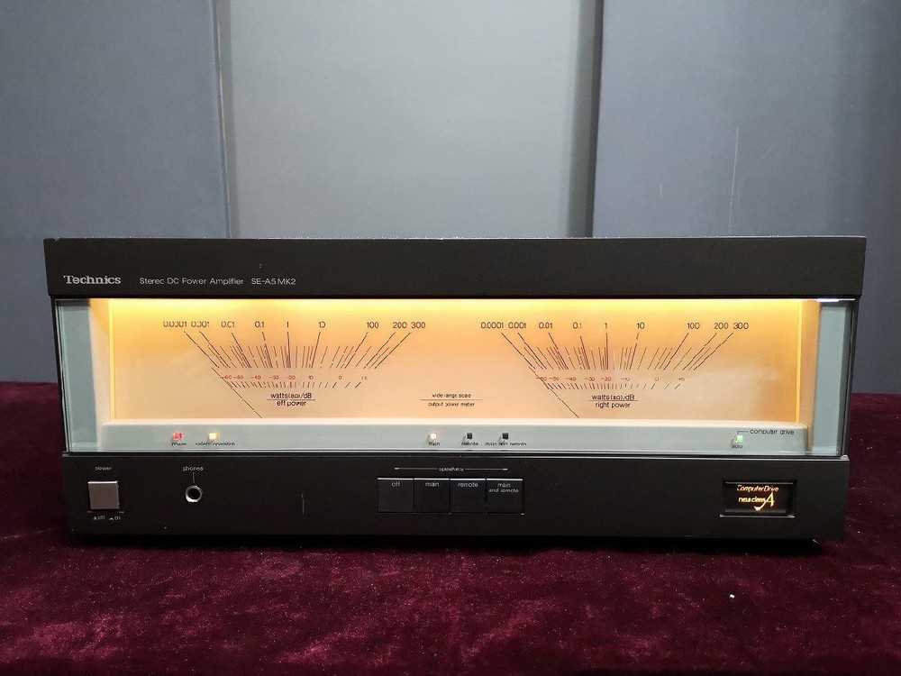 Technics SE-A5MK2 Stereo DC Power Amplifier Fully restored Tested Working Japan