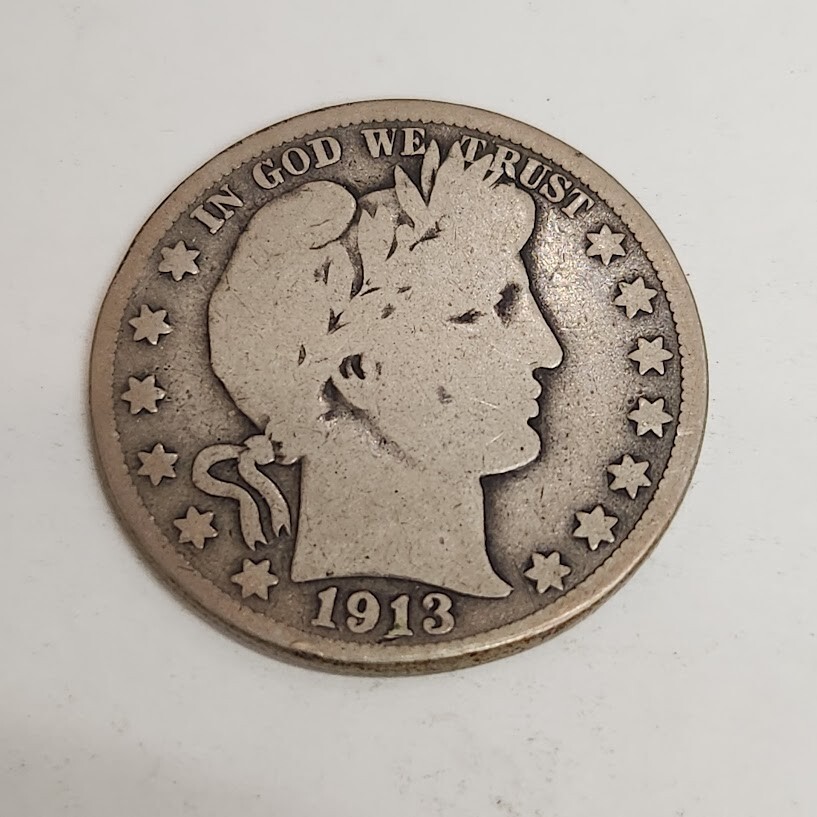 1913 Barber Half Dollar