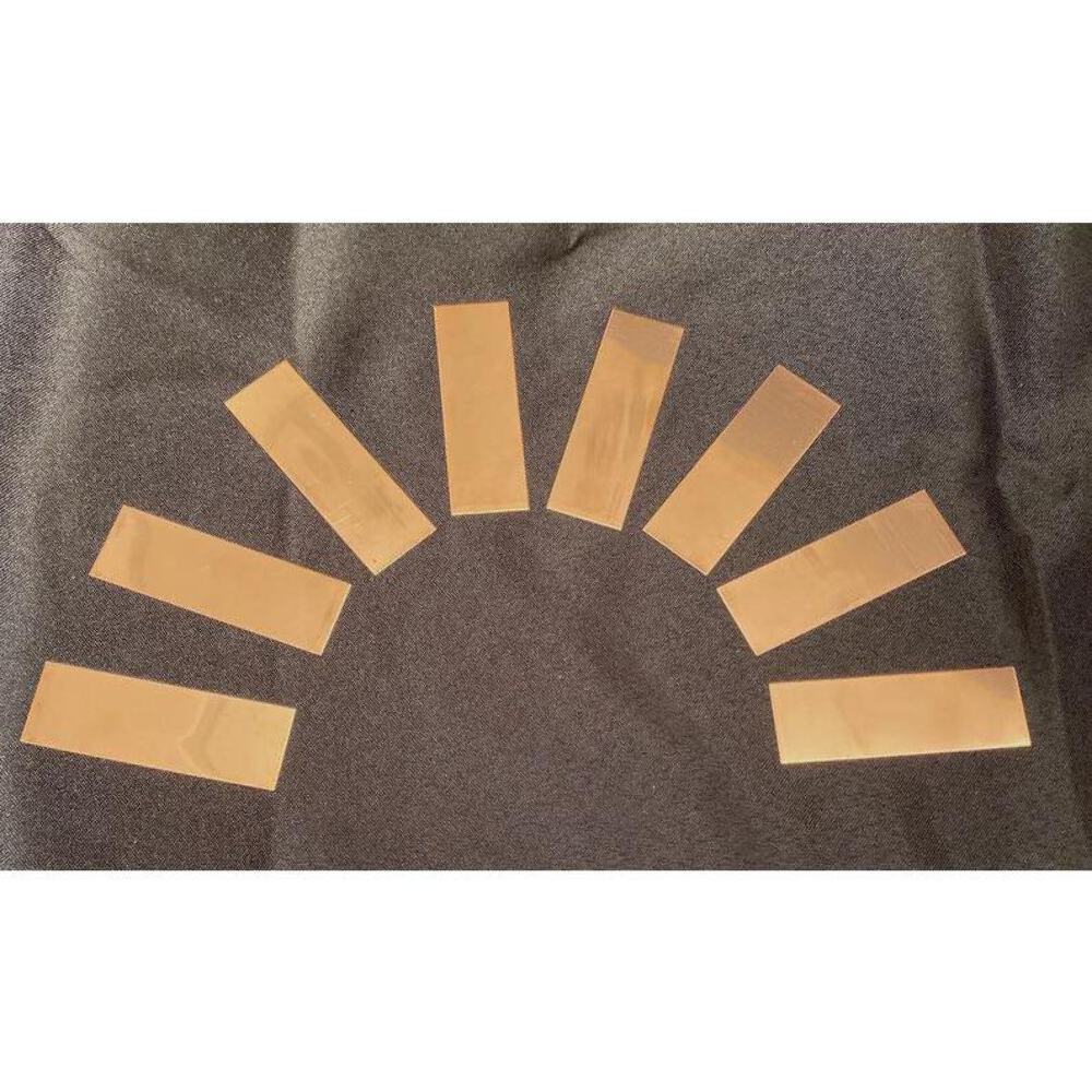 Rectangular Copper Stamping Blanks, 1"x3" (20 Pack)