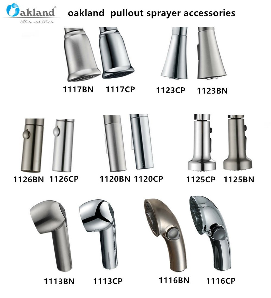 Oakland pullout sprayer accessories variety styles