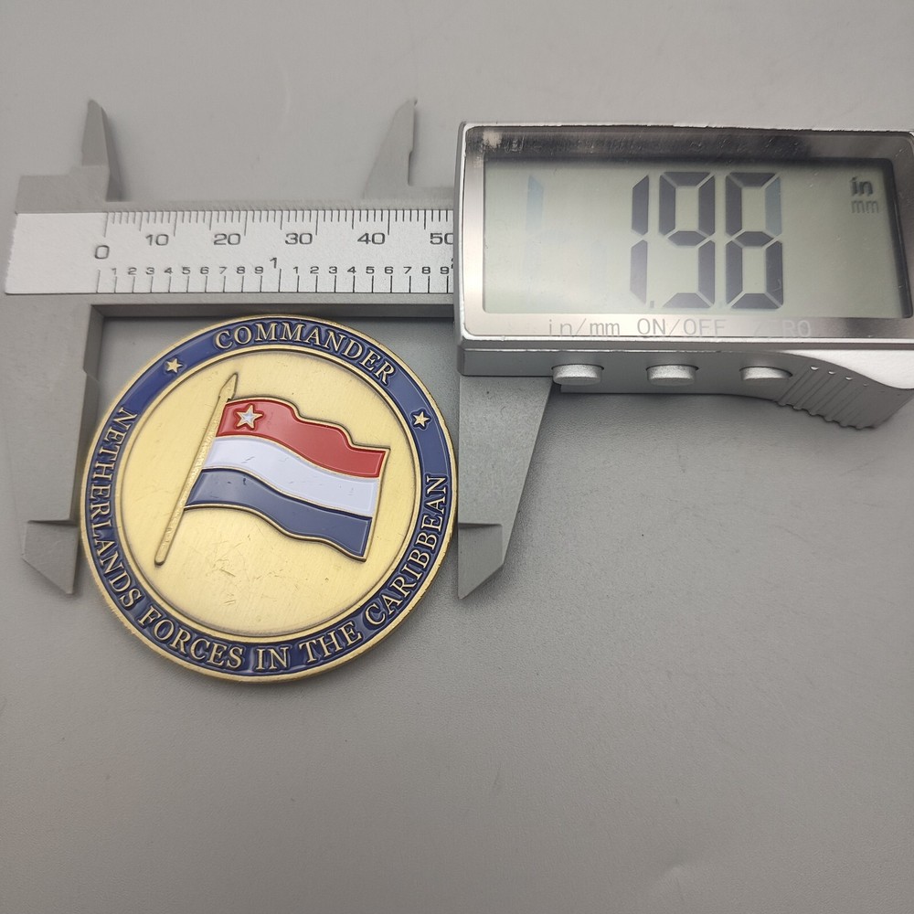 Commander Netherlands Forces in the Caribbean Challenge Coin