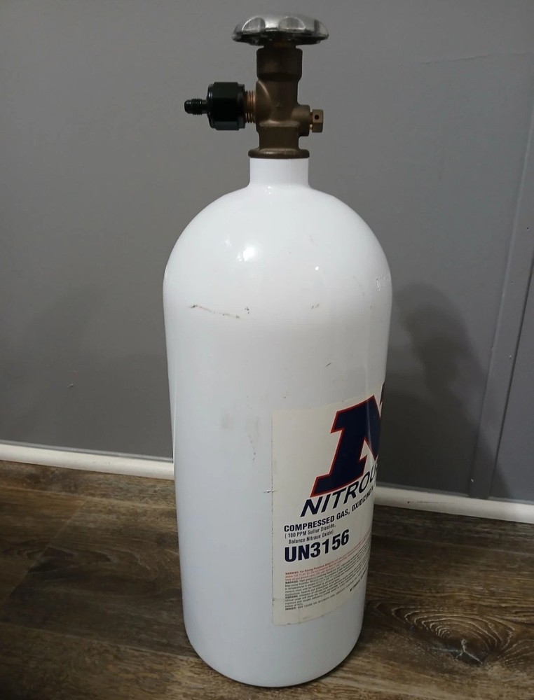 Nitrous Express 10 LB Nitrous Bottle White ML11100
