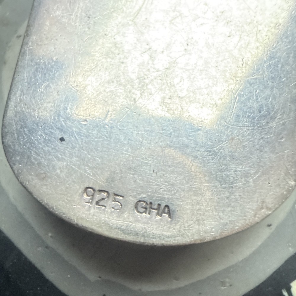 Grateful Dead Silver Pendant