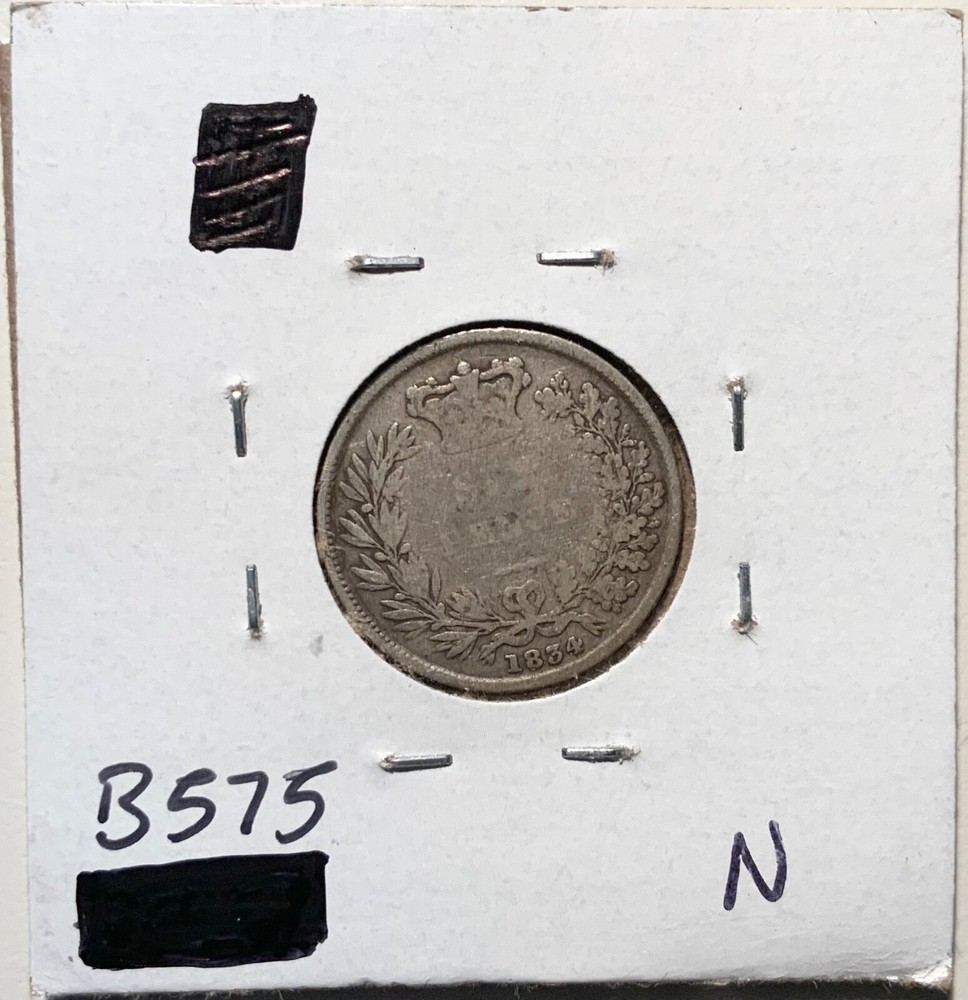 1834 Great Britain - 6 Pence