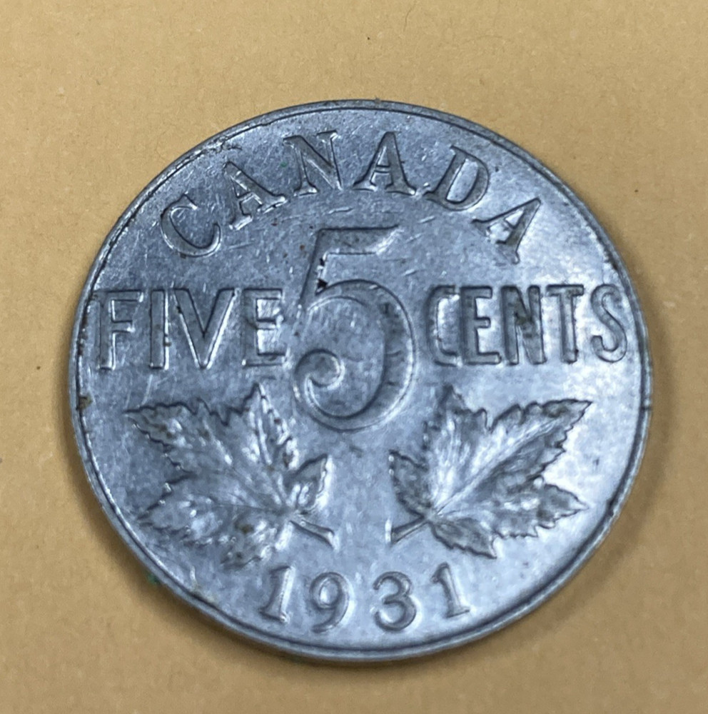 1931 Canada Five Cents
