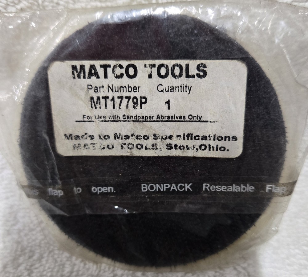 Matco Tools 3" Velcro Disc Pad Mt1779p
