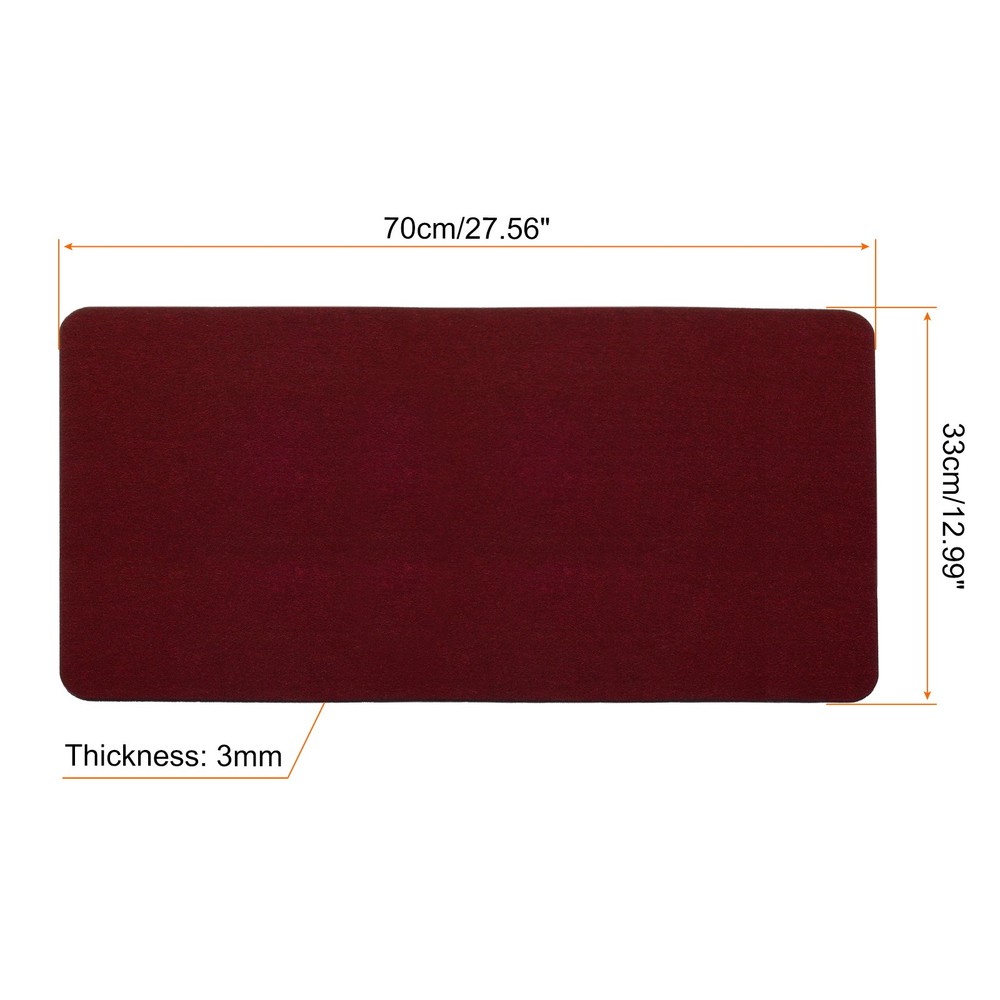 1Pcs 28"x13" Desk Mat Protector Red