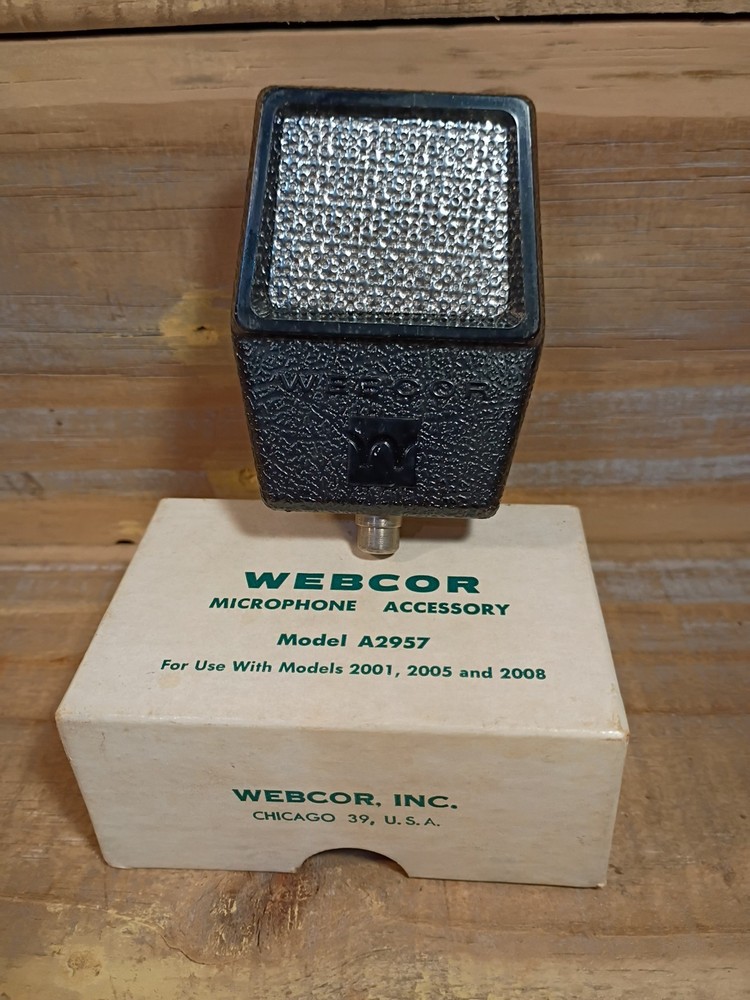 ViWebcor Crystal MICROPHONE Black with silver grate Model A2957