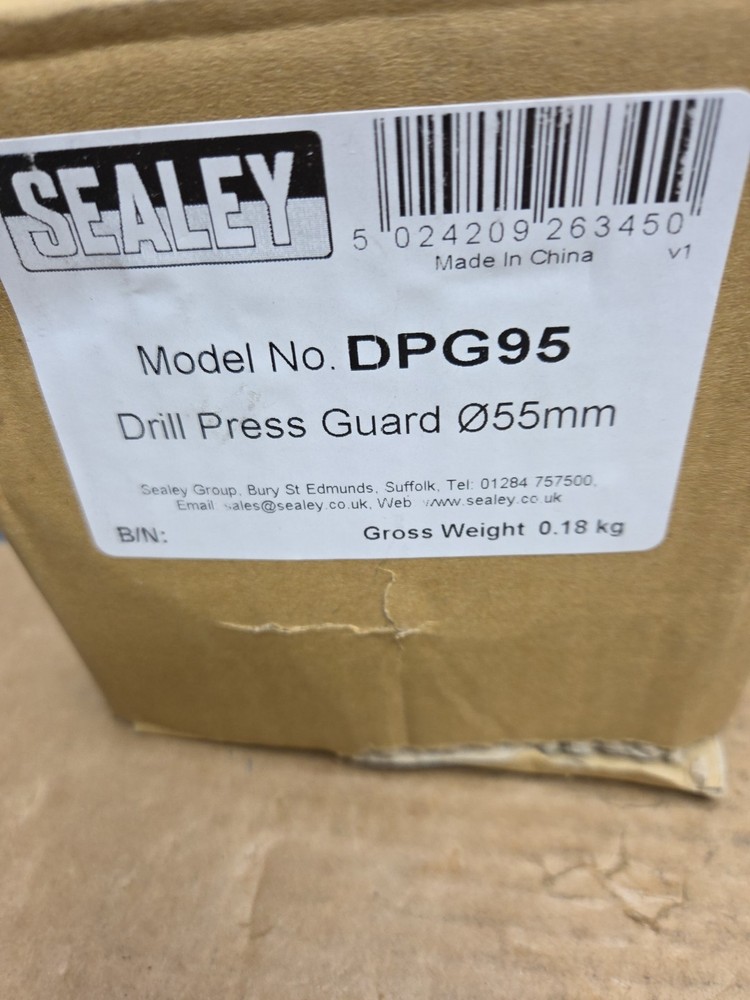 Sealey Dpg95 Drill Press Guard 55Mm