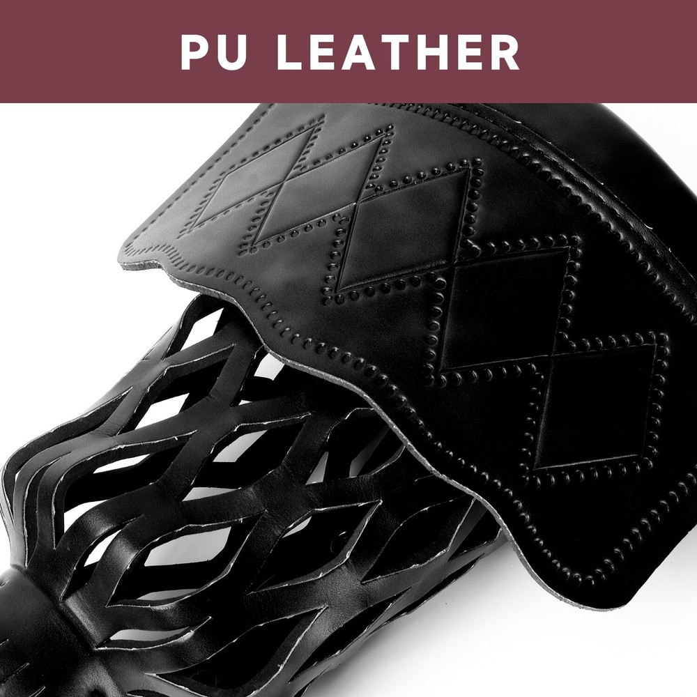 Set of 6 PU Leather Billiard Pool Table Pockets. Replacement Web Drop Bag Set