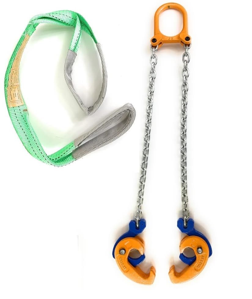 Chain Hoist for 55 Gallon Drums with Loop Sling for Enhanced Lifting Flexibility