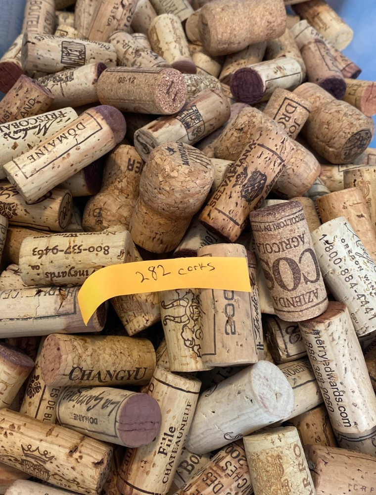 huge lot of corks 282 cork collection